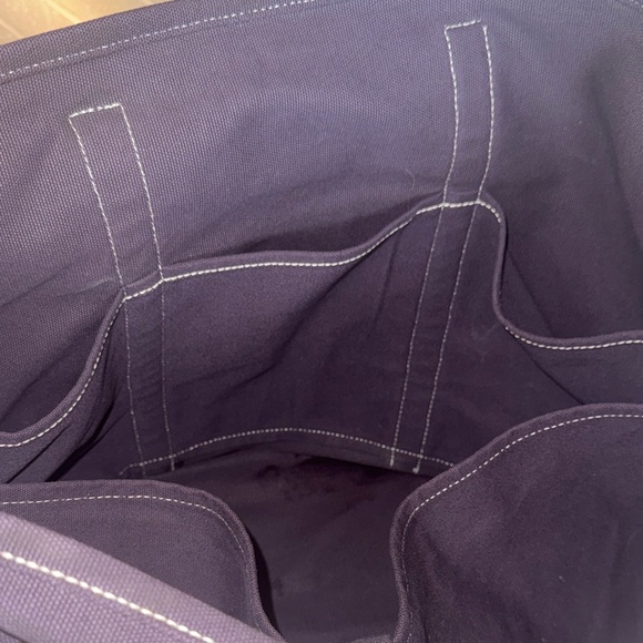 Lands End XL Navy Tote Bag (17x25x11) - Picture 10 of 16